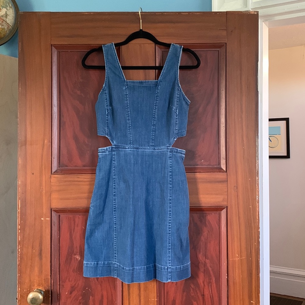 Madewell Denim Cutout Dress